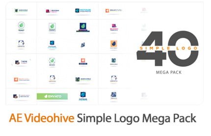Simple Logo Mega Pack After Effects Template