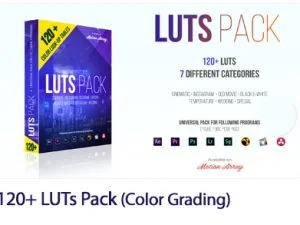 120 LUTs Pack For AE PS Premiere Resolve And FCPX