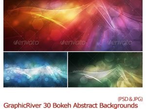30 bokeh abstract backgrounds