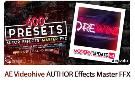 AUTHOR Effects Master FFX After Effects Presets