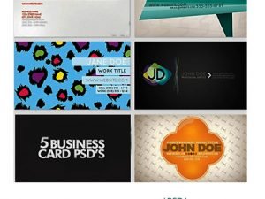 Clean Business Card Collection