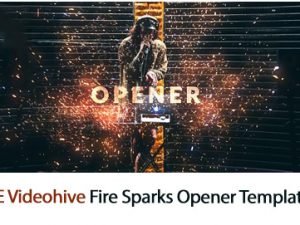 Fire Sparks Opener After Effects Templates