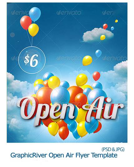 Open Air Flyer Template
