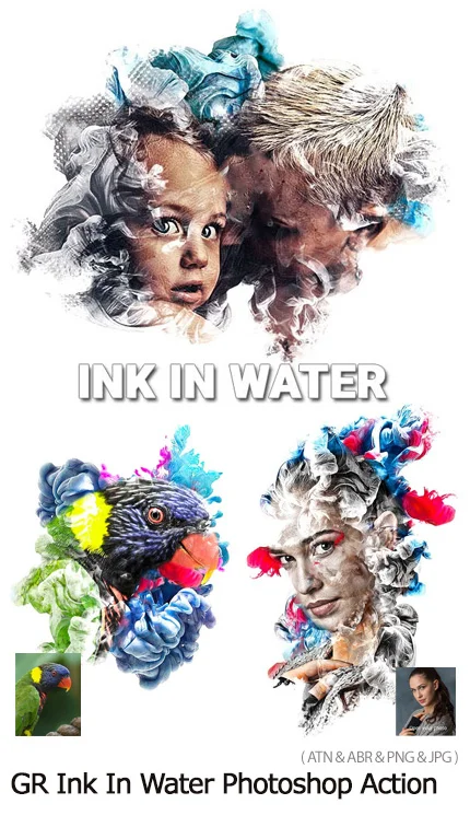 Ink In Water Photoshop Action