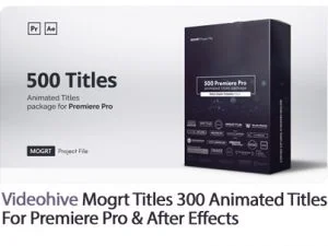 Mogrt Titles 300 Animated Titles For Premiere Pro And AE