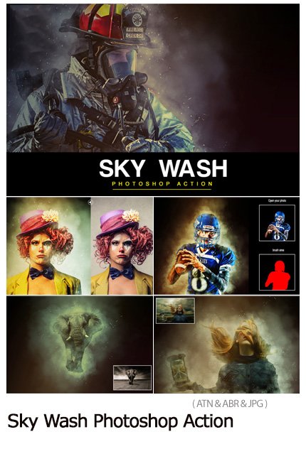 Sky Wash Photoshop Action