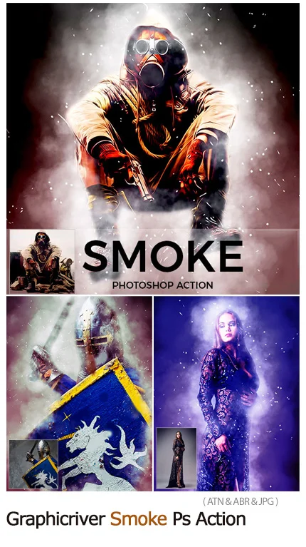 Smoke Photoshop Action