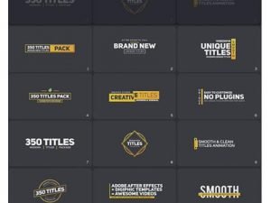 Titles After Effects Templates