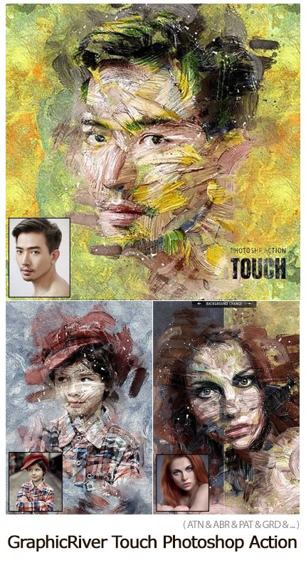 Touch Photoshop Action