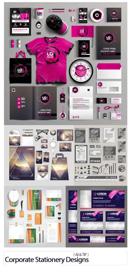 Vectors Corporate Stationery Designs