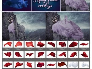 100 Flying Fabric Overlays