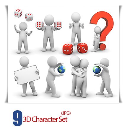 3d character set 1