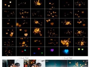 60 Lovely Bokeh Lights Effect Overlay
