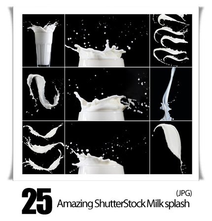 Amazing shutterstock milk splash
