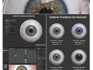CB EyeWorks Procedural Eye Generator