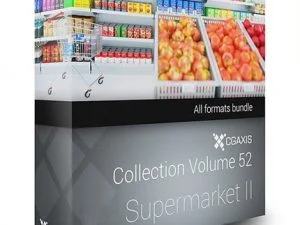 CGAxis Models 3D Supermarket II