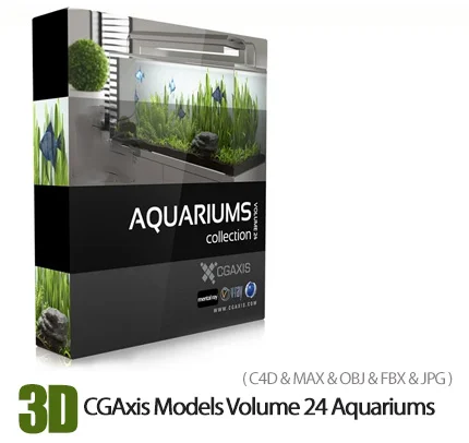 CGAxis Models Volume 24 Aquariums