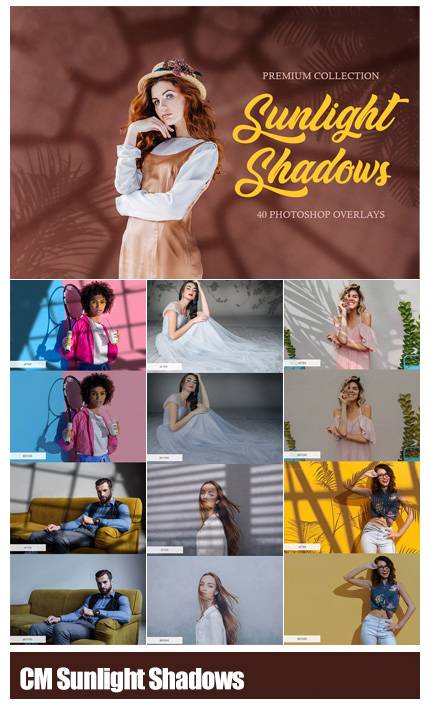 CreativeMarket Sunlight Shadows Photoshop Overlays