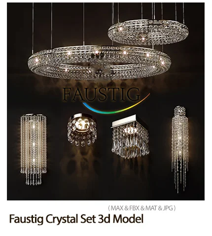 Faustig Crystal Set 3d Model
