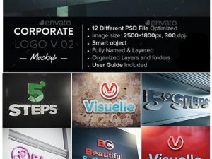 GraphicRiver Corporate Logo Mockup