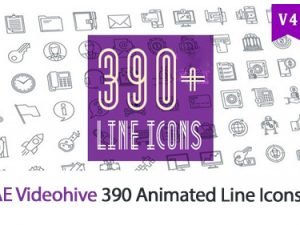 Line Icons Pack 390 Animated Icons