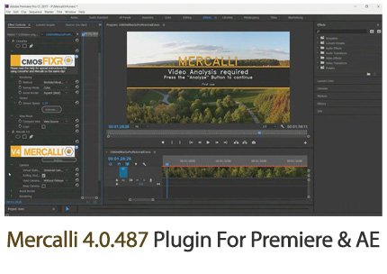 Mercalli 4.0 487 Plugin For Premiere And After Effect CC 2019