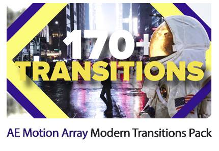 Motion Array Modern Transitions Pack After Effects