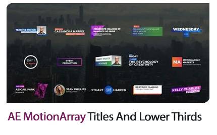 MotionArray Titles And Lower Thirds