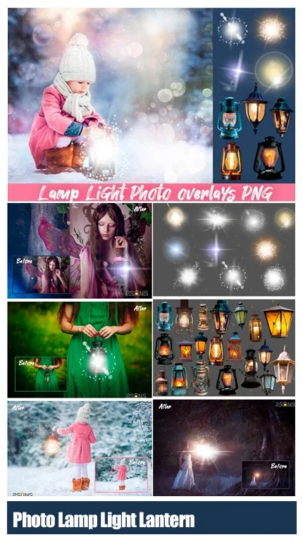 photo overlays lamp light lantern
