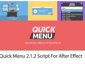 Quick Menu 2.1.2 Script For After Effect