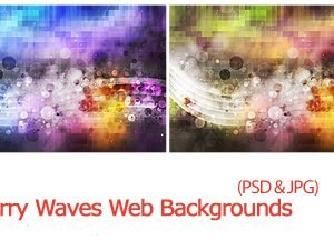 Starry Waves Web Backgrounds