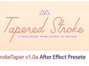 StrokeTaper v1.0 After Effect Preset