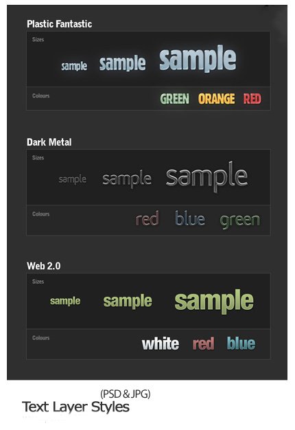 Text Layer Styles