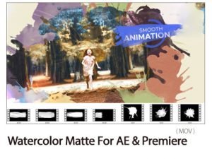 Watercolor Matte For After Effect And Premiere