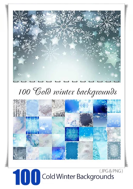 100 Cold Winter Backgrounds