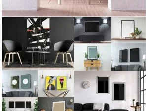 15 Realistic Poster PSD Mockups Collection