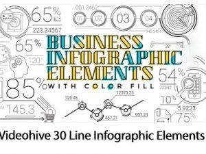 30 Line Infographic Elements