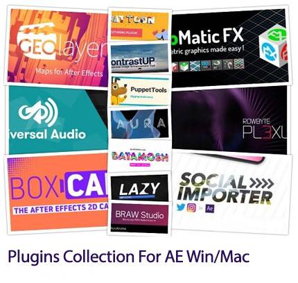 Aescripts Plugins Collection For After Effects 07 2019 Win-Mac