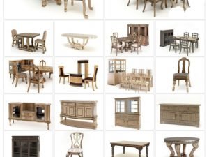 Archmodels Vol 65. American Furnitures Chairs Tables Shelfs