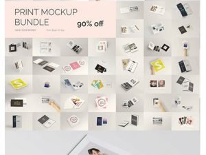 CreativeMarket Print Mockup Bundle Year End Sale