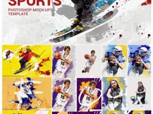 CreativeMarket Top Modern Sports Photoshop Mock-Ups