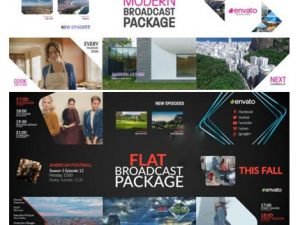 Flat And Modern Broadcast Package