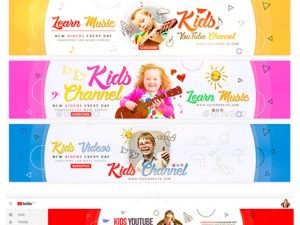 GraphicRiver Kids YouTube Banners