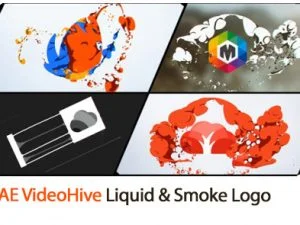 Liquid And Smoke Hand Drawn Logo Reveals