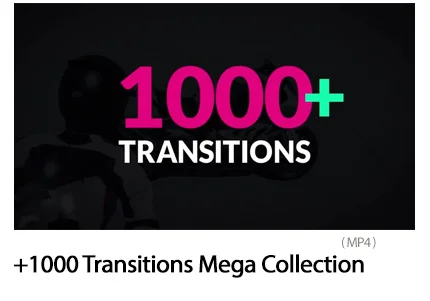 Motion Array 1000 Transitions Mega Collection Pack