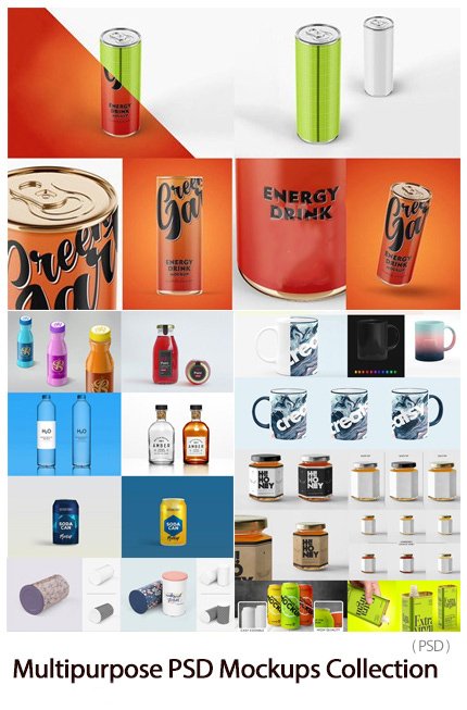 Multipurpose PSD Mockups Collection