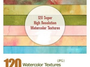 120 Super High Resolution Watercolor Textures