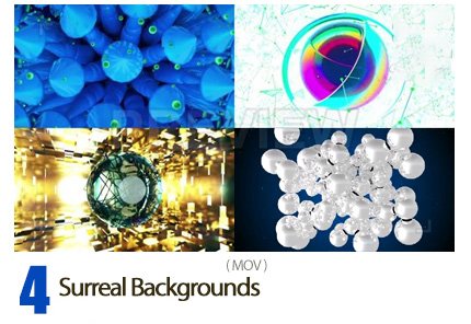4 Surreal Backgrounds