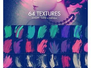 64 Watercolor Textures