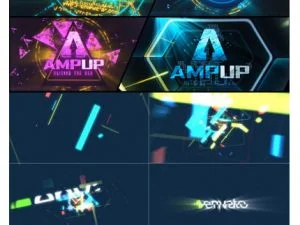 Abstract Dubstep And Glowing Logo Reveal